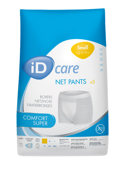 iD Care Net Pants Comfort Super - Small - Case - 20 Packs of 5 