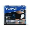Attends Men Protective Absorbent Shield - Level 4 - Case - 12 Packs of 14 