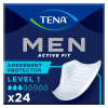 TENA Men Active Fit Absorbent Protector - Level 1 - Case - 6 Packs of 24 
