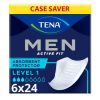 TENA Men Active Fit Absorbent Protector - Level 1 - Case - 6 Packs of 24 