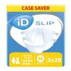 iD Slip Extra Plus - Medium (Cotton Feel) - Case - 3 Packs of 28 