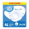 iD Slip Plus - Large (Cotton Feel) - Case - 4 Packs of 28 