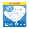 iD Slip Plus - Small (Cotton Feel) - Case - 4 Packs of 14 