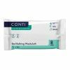 Conti Waterless Bathing Bed Bath Wipes - Scented - 30cm x 22cm - Pack of 8 