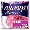 Always Discreet Liners - Case - 4 Packs of 24 