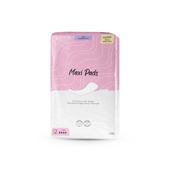 Care & Protect Maxi Day Pads - Long - Pack of 20 
