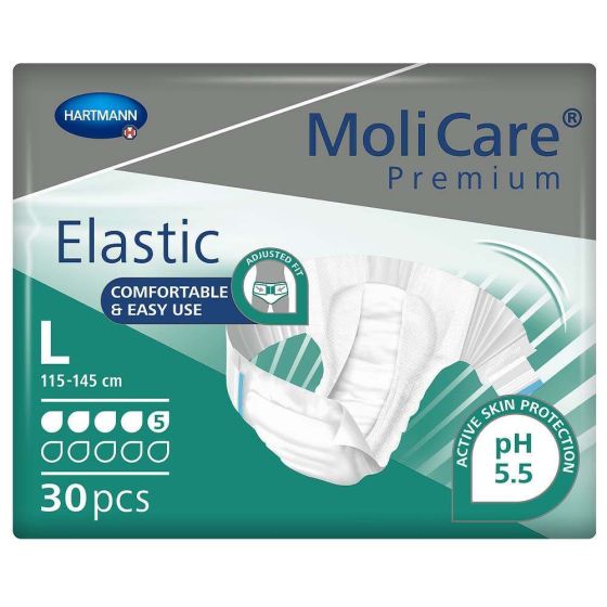 MoliCare Premium Elastic 5 Drops - Large - Pack of 30 