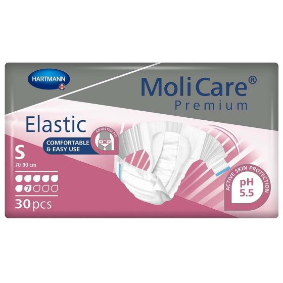 MoliCare Premium Elastic 7 Drops - Small - Pack of 30 