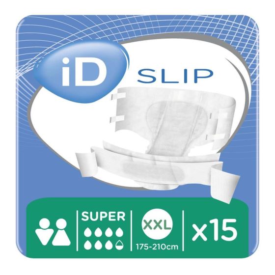 iD Slip Super - XX-Large (Cotton Feel) - Pack of 15 