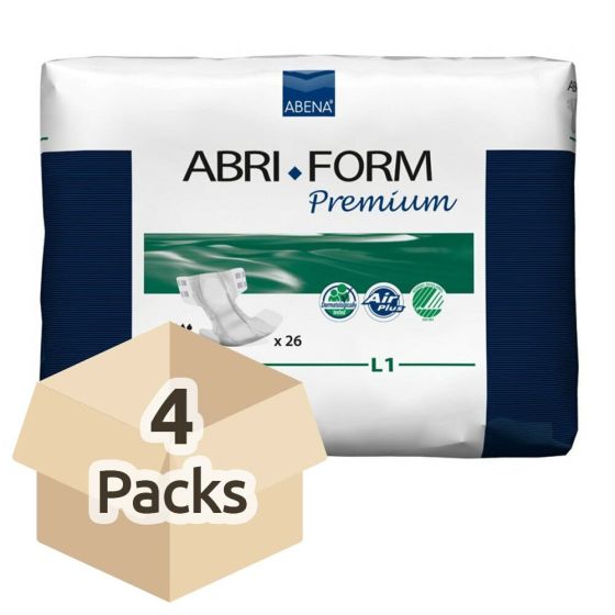 Abena Abri-Form Premium L1 - Large - Case - 4 Packs of 26 