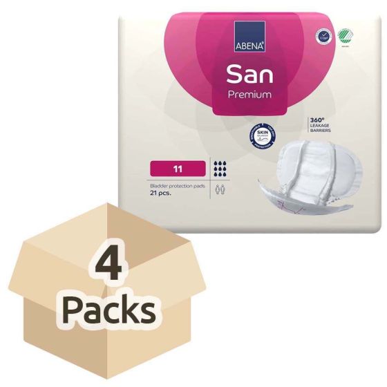 Abena San Premium 11 - Case - 4 Packs of 21 