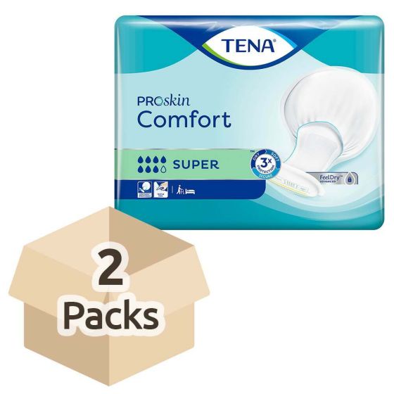 TENA ProSkin Comfort Super - Case - 2 Packs of 36 
