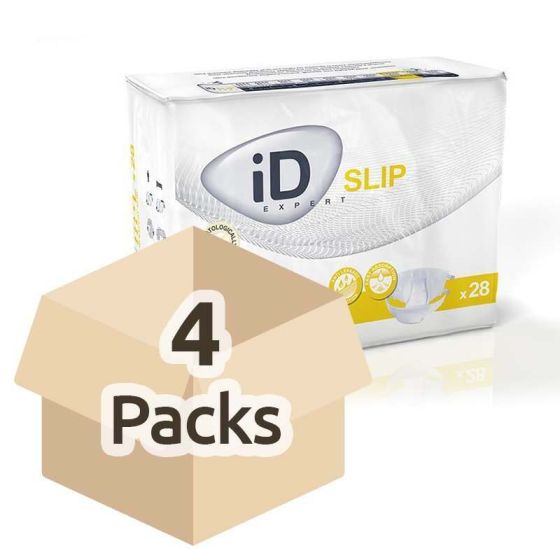 iD Expert Slip Extra Plus - Large (Breathable Sides) - Case - 4 Packs of 28 