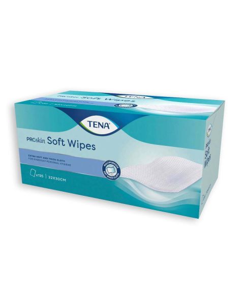 TENA ProSkin Soft Wipe - 32cm x 30cm - 135 Wipes 