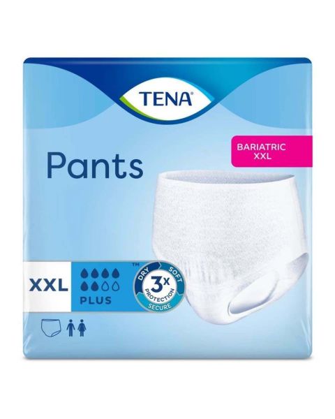 TENA Pants Bariatric Plus - XX-Large - Pack of 12 