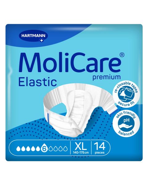 MoliCare Premium Elastic 6 Drops - Extra Large - Pack of 14 