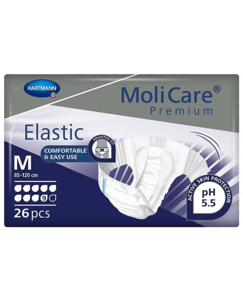 MoliCare Premium Elastic 9 Drops - Medium - Pack of 26 