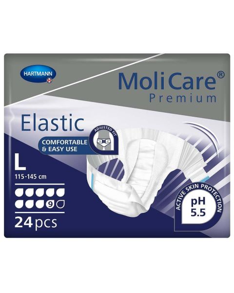 MoliCare Premium Elastic 9 Drops - Large - Pack of 24 