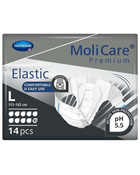MoliCare Premium Elastic 10 Drops - Large - Pack of 14 