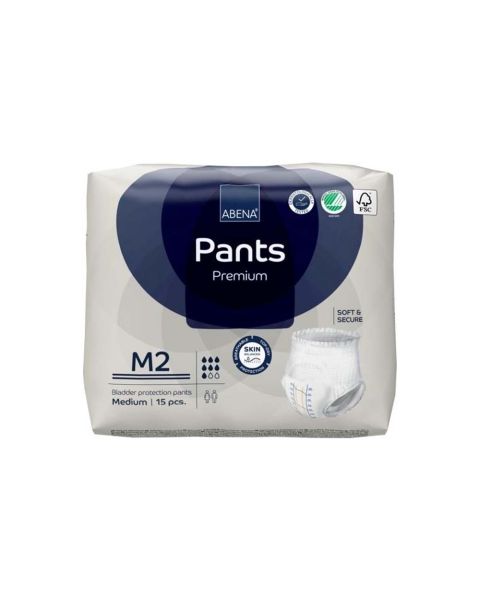Abena Pants Premium M2 - Medium - Pack of 15 