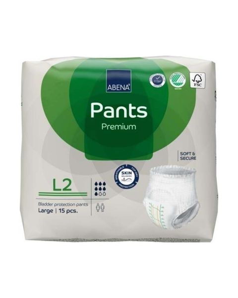 Abena Pants Premium L2 - Large - Pack of 15 