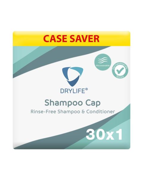 Drylife Shampoo Cap - Case - 30 Packs 
