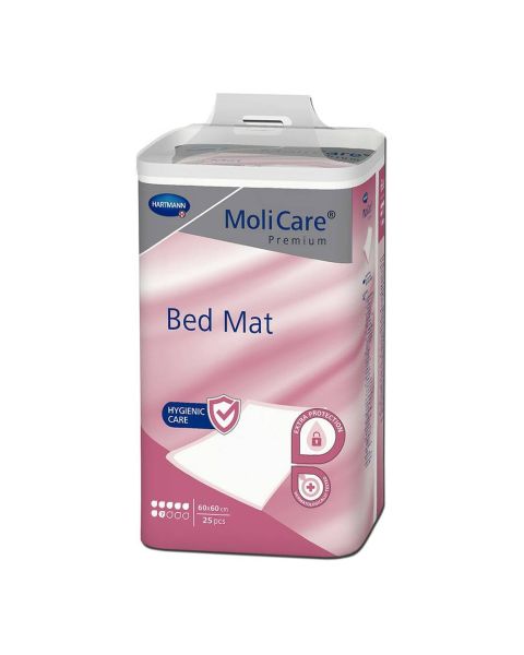 MoliCare Premium Bed Mat (7 Drops) - 60cm x 60cm - Pack of 25 