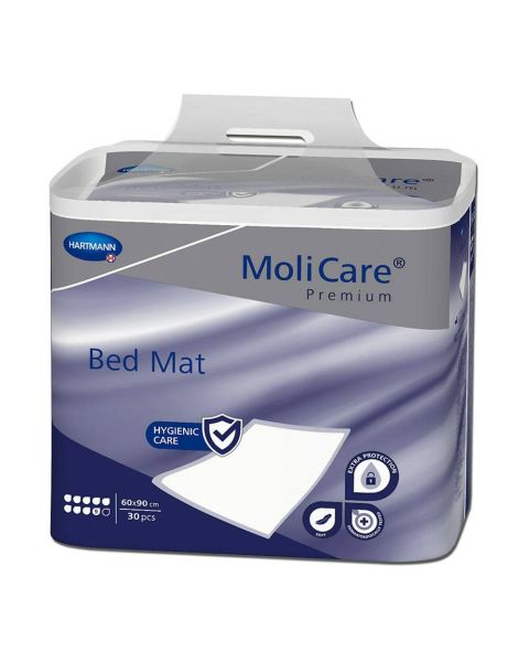 MoliCare Premium Bed Mat (9 Drops) - 60cm x 90cm - Case - 2 Packs of 30 