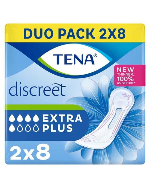 TENA Discreet Extra Plus - Pack of 16 