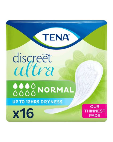 TENA Discreet Ultra Pad Normal - Pack of 16 
