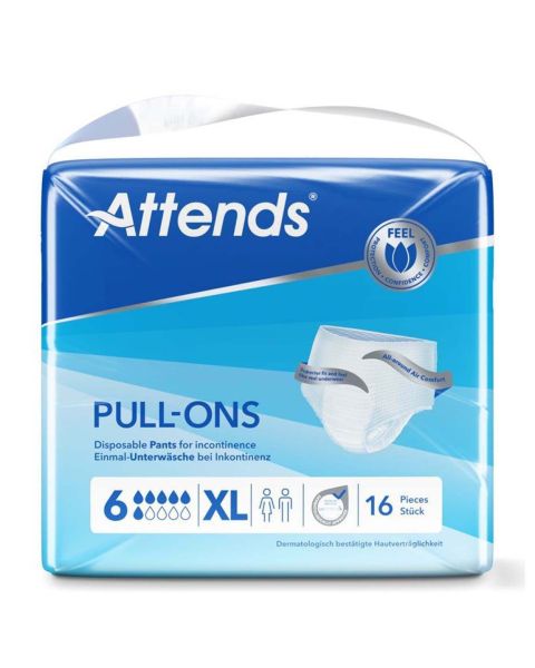 Attends Pull-Ons 6 - Extra Large - Pack of 16 