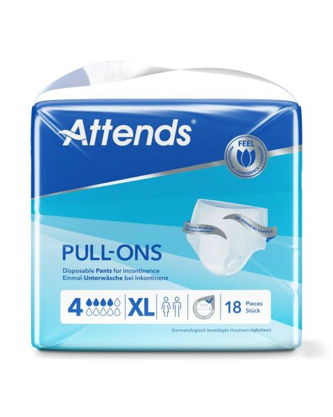 Attends Pull-Ons 4 - Extra Large - Pack of 18 