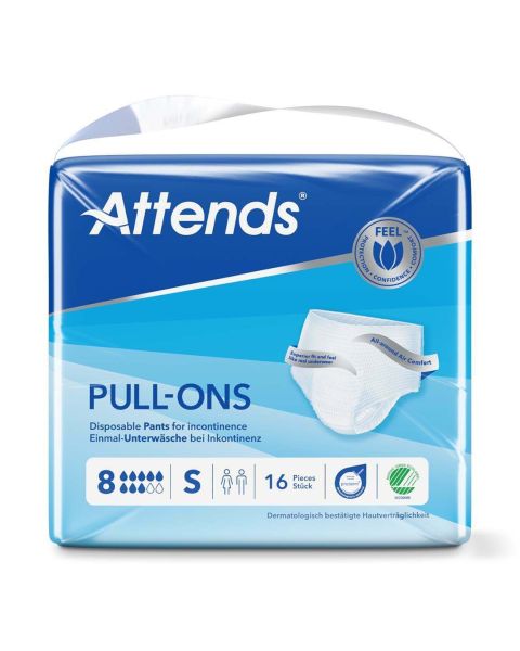 Attends Pull-Ons 8 - Small - Pack of 16 