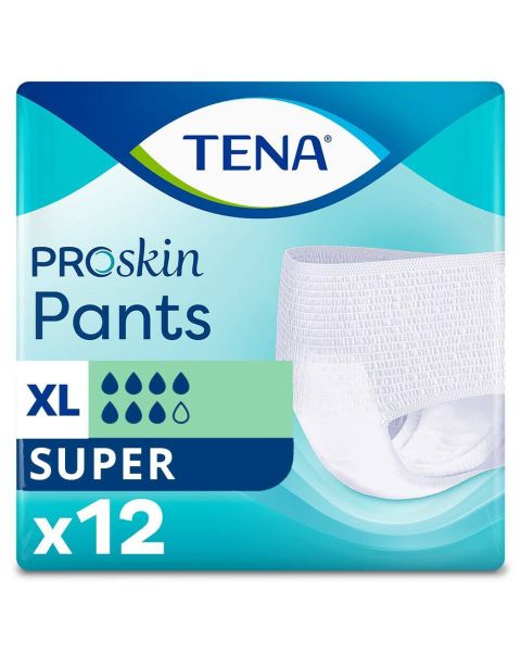 TENA Pants Super - Extra Large - Pack of 12 