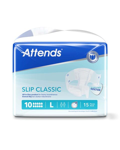 Attends Slip Classic 10 - Large - Pack of 15 