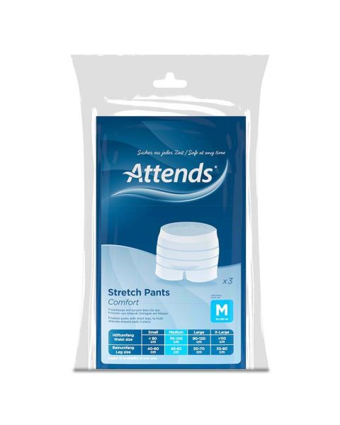 Attends Stretch Pants Comfort - Medium - Pack of 3 