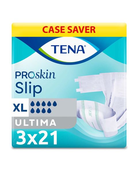 TENA ProSkin Slip Ultima - Extra Large - Case - 3 Packs of 21 