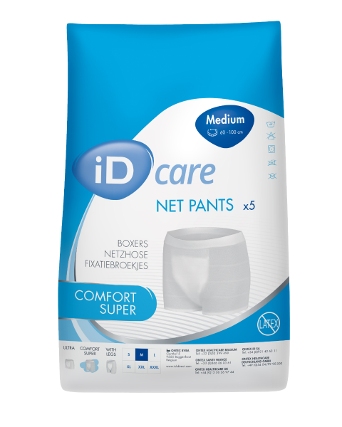 iD Care Net Pants Comfort Super - Medium - Case - 20 Packs of 5 