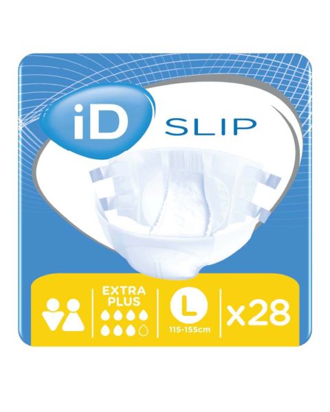 iD Slip Extra Plus - Large (Cotton Feel) - Pack of 28 
