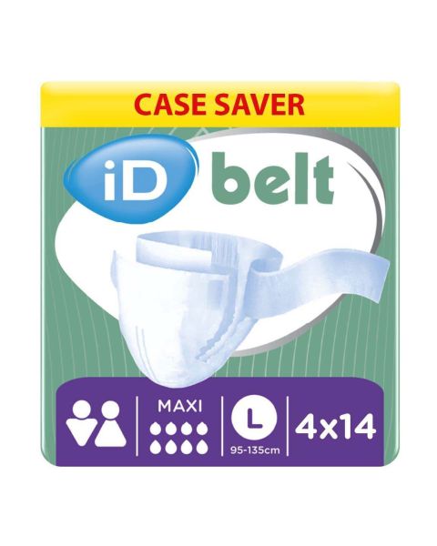 iD Expert Belt Maxi - Large (Cotton Feel) - Case - 4 Packs of 14 