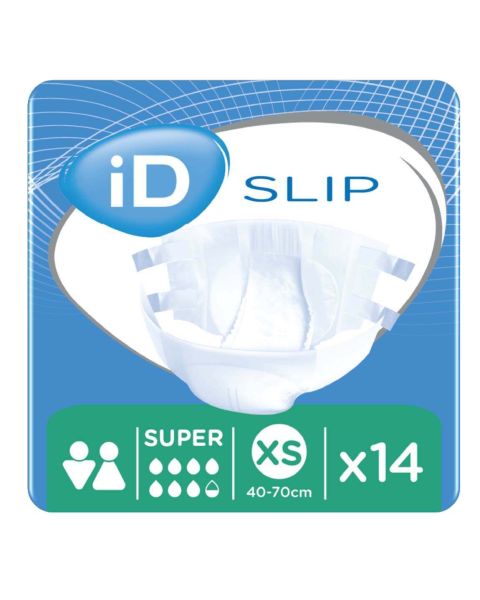 iD Slip Super - Extra Small (Cotton Feel) - Pack of 14 