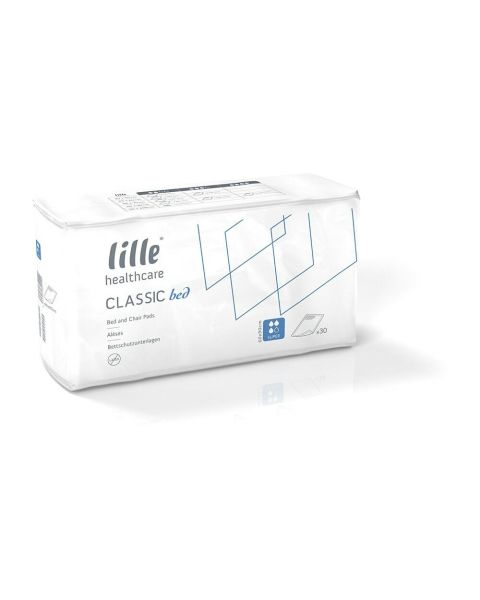 Lille Healthcare Classic Bed Pad - Super - 60cm x 60cm - Pack of 30 