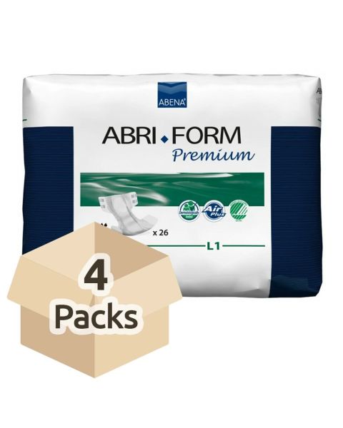 Abena Abri-Form Premium L1 - Large - Case - 4 Packs of 26 
