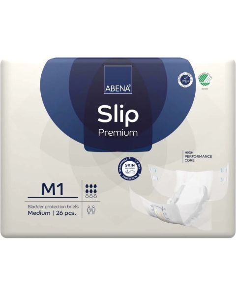 Abena Slip Premium M1 - Medium - Case - 4 Packs of 26 
