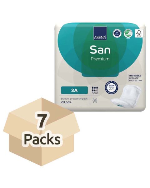 Abena San Premium 3A - Case - 7 Packs of 28 