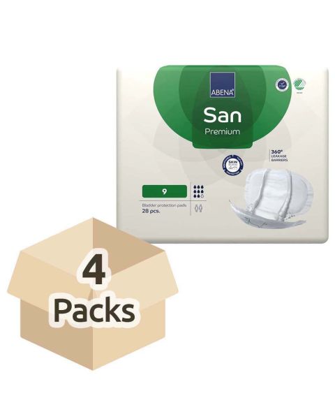 Abena San Premium 9 - Case - 4 Packs of 28 