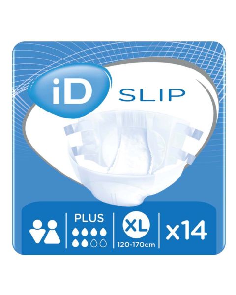 iD Slip Plus - Extra Large (Cotton Feel) - Pack of 14 