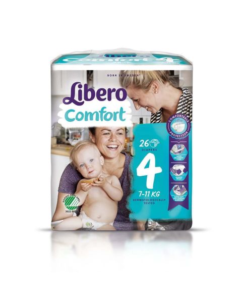 Libero Comfort 4 (7-11kg) - Pack of 26 