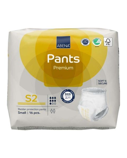Abena Pants Premium S2 - Small - Pack of 16 