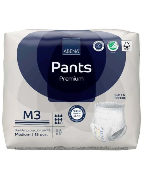 Abena Pants Premium M3 - Medium - Pack of 15 